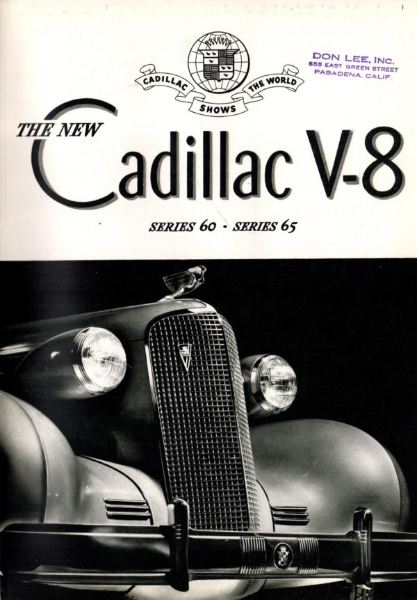 1937 Cadillac Brochure