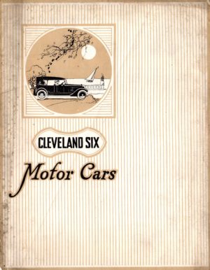 1920 Clevelend Six Brochure