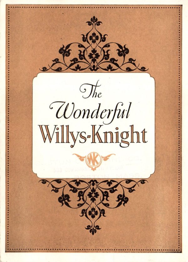1925 Willys Knight Brochure
