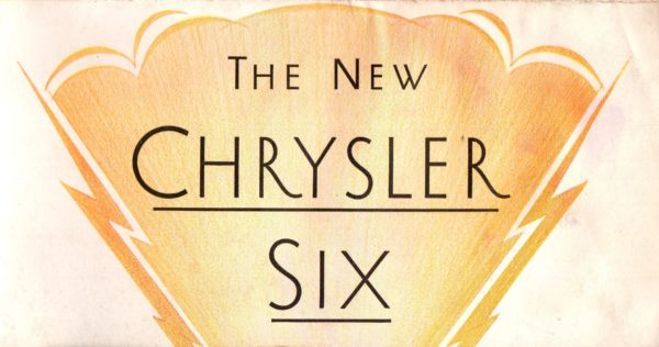 1931 Chrysler Six Brochure